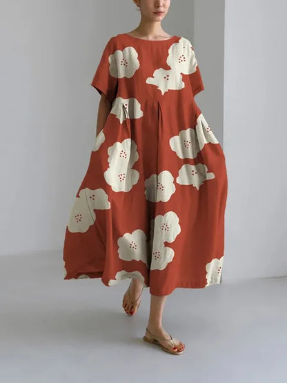 Variant image for Kvinnors Klänning Avslappnad Passform Andningsbar Polyester-27