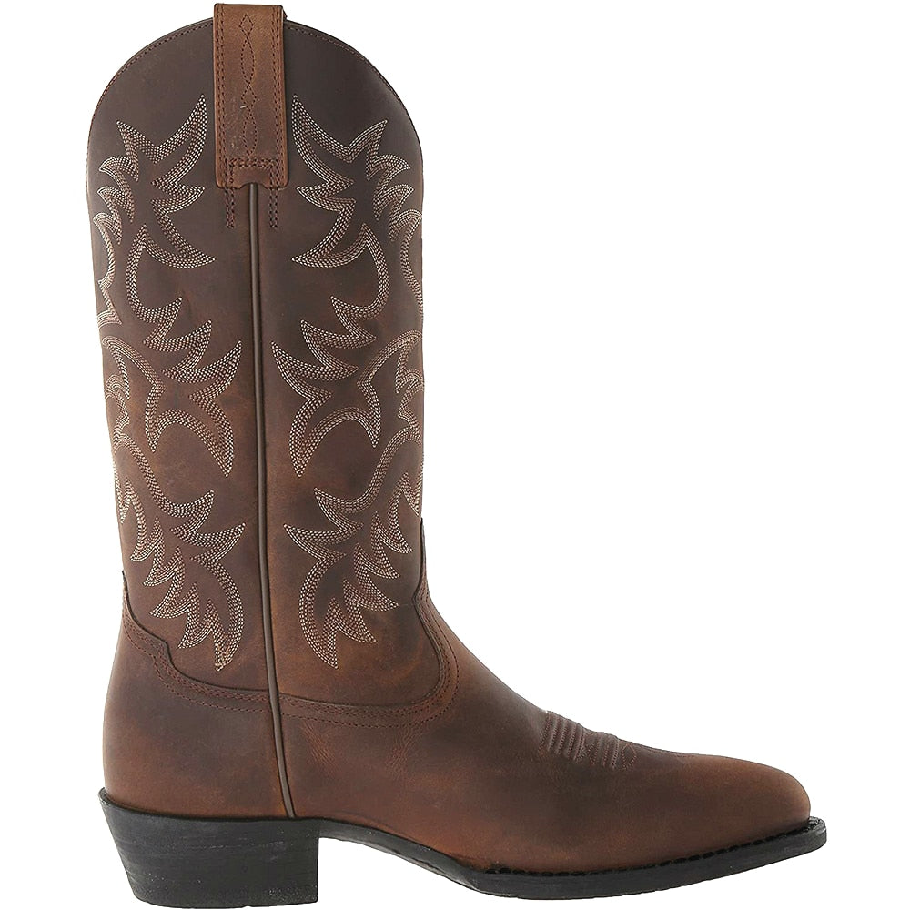 Dam Mid-Calf Stövlar Geometrisk Design Vattenavvisande PU-4