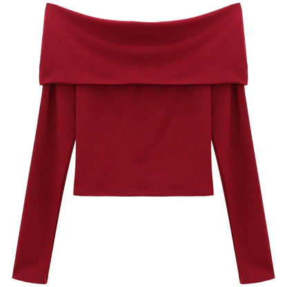 Kvinnors Axel-fri Topp Modern Design Lätt Material-3