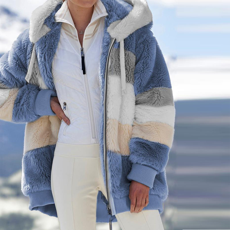 Hooded Herrjacka Vinter i Högkvalitativ Polyester – Perfekt för Höst och Vinter Aktiviteter 4