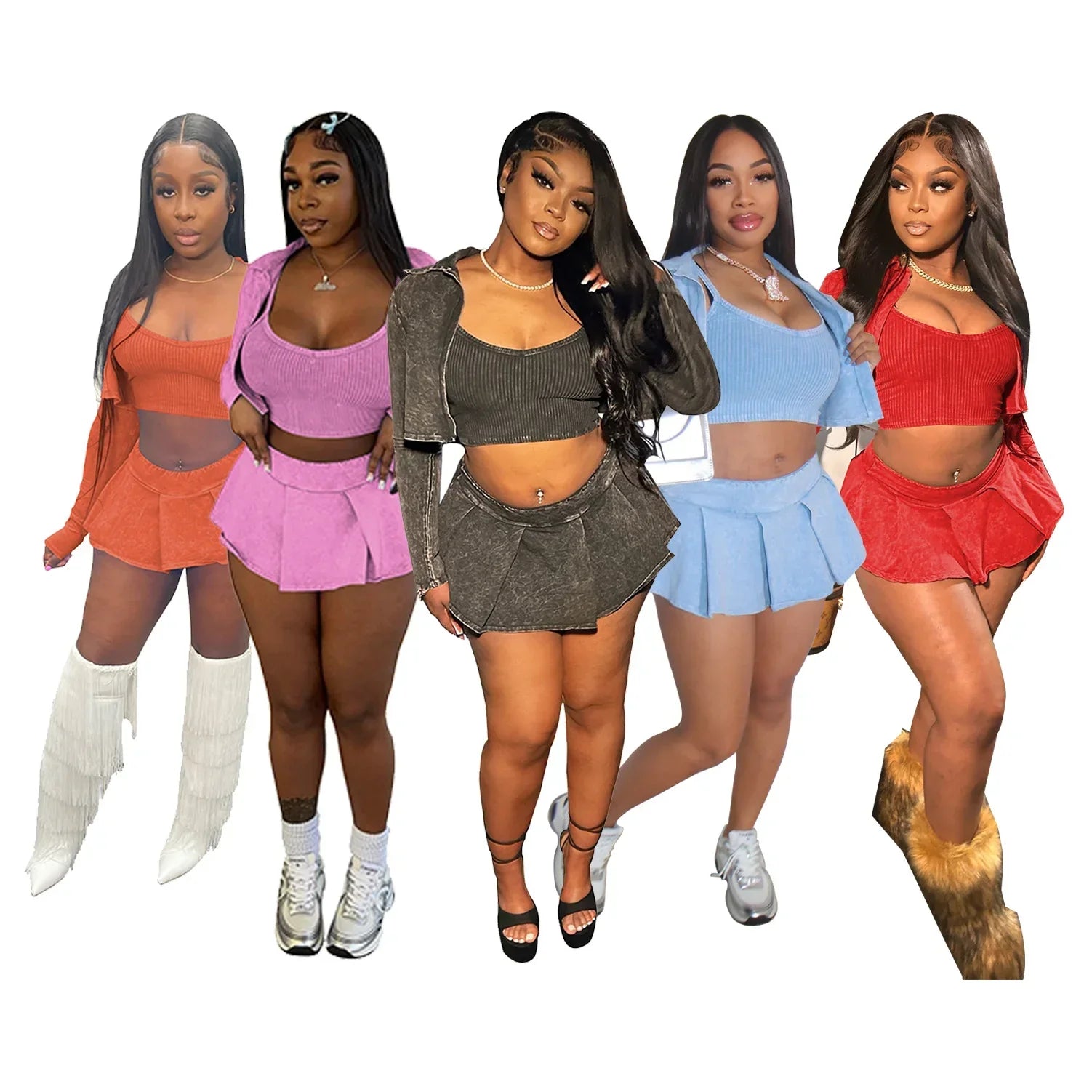 Dam Rock Set Monokrom Polyester Tre-Kvarts Silhuett-2