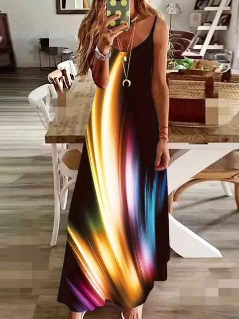 Variant image for Kvinnors Klänning Avslappnad Bomull Elegant Design-7