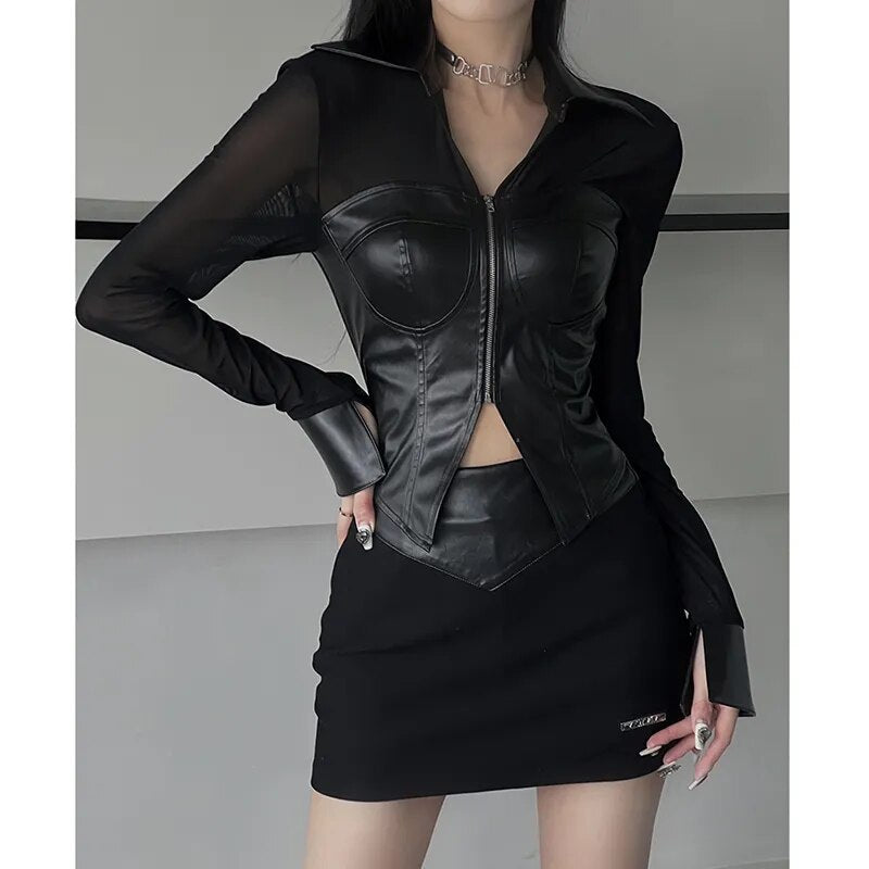 Variant image for Dam Stenuppsättning Asymmetrisk Monokrom Polyester-2
