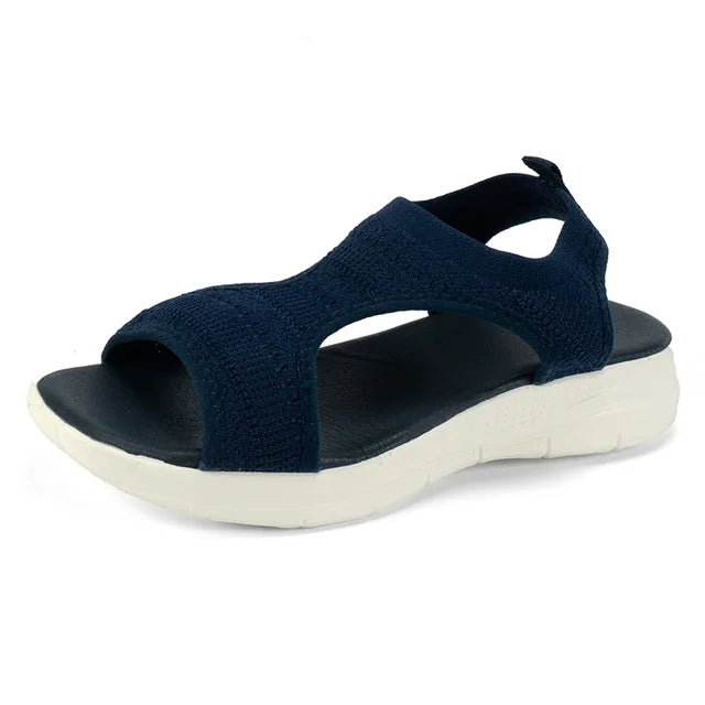 Variant image for Dam Sandaler Öppen Tå Mesh Sommar för Komfort och Stil-17
