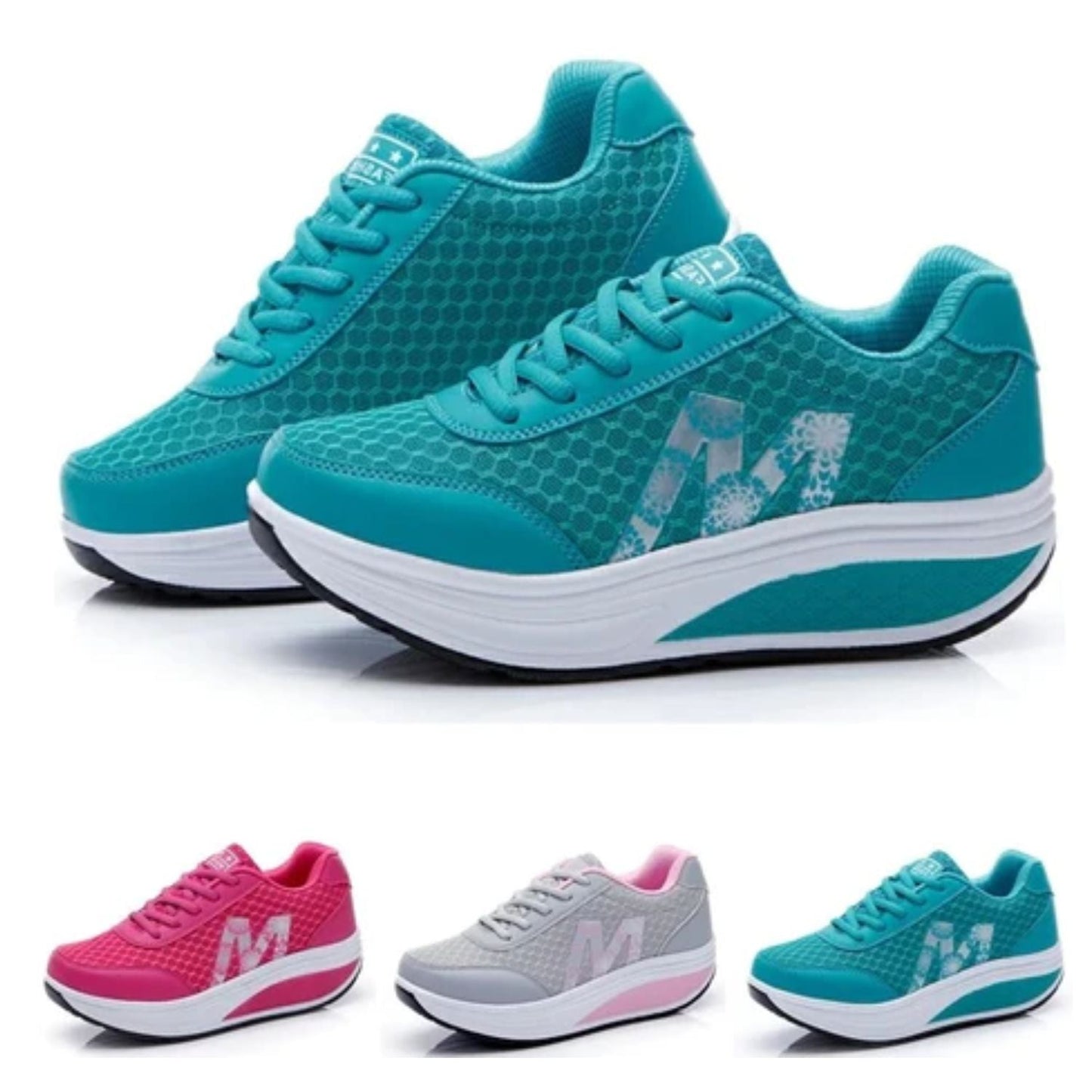 Dam Sneakers Förhöjd Sula Modern Design Skor-2