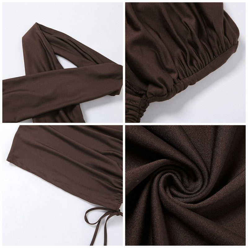 Kvinnors Mini Klänning med Urtagning och Spetsdetaljer Polyester Spandex-4