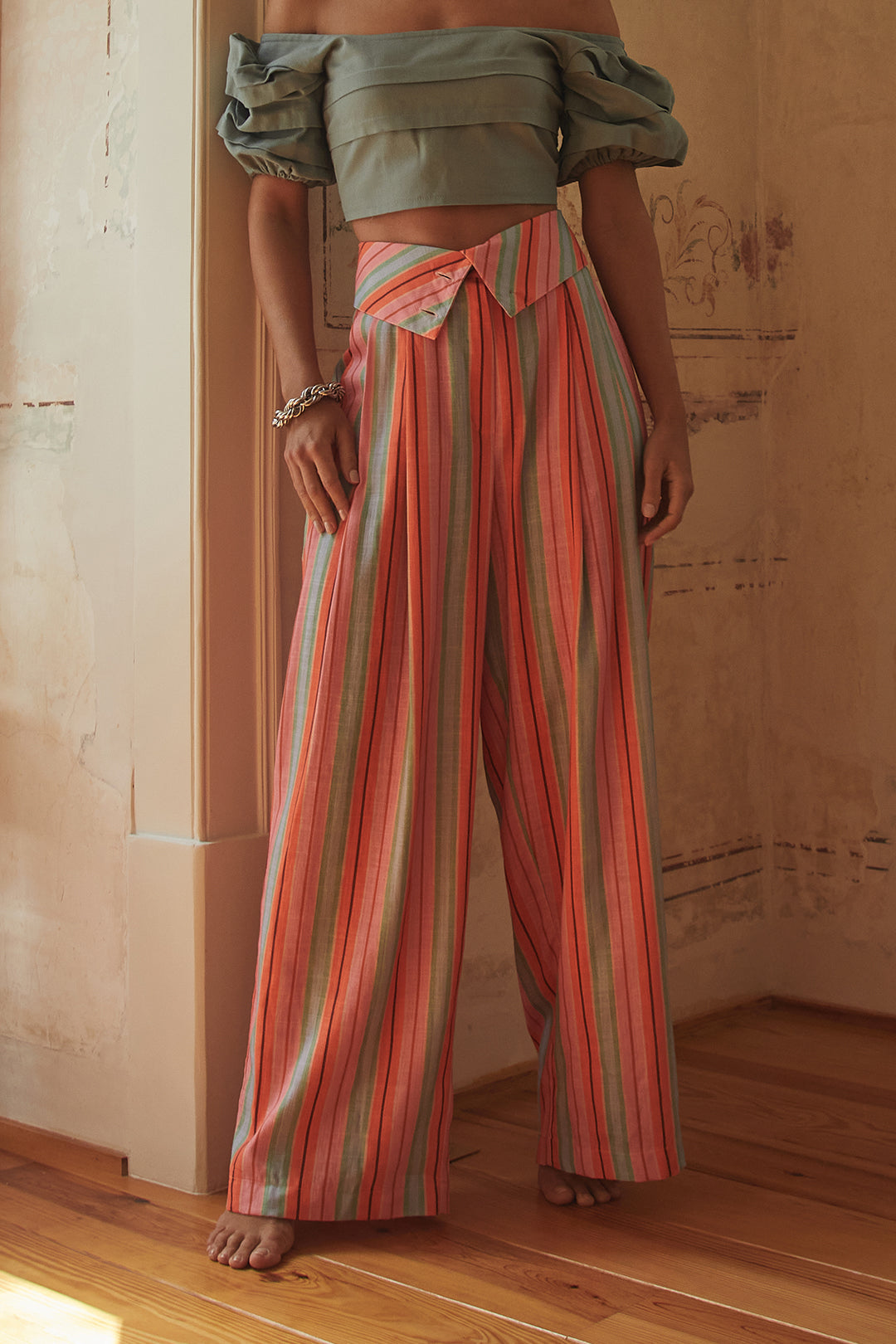 Dam Linnebyxor Avslappnad Viskos-1