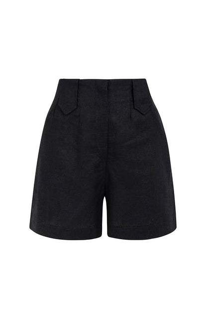 Dam Mini Shorts Hög Midja Lätt Linne-5