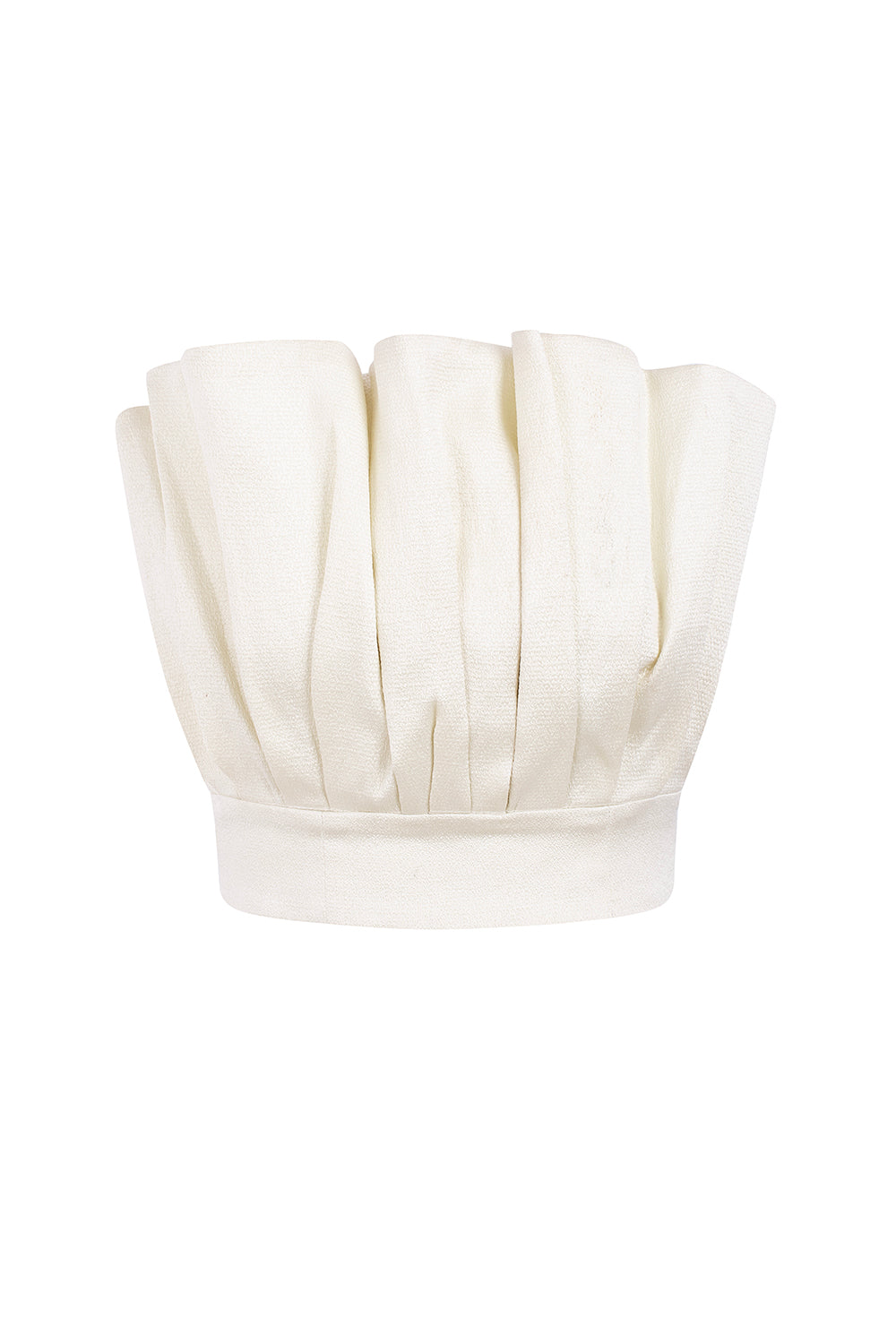 Dam Bandeau Topp Elegant Glänsande Tyg Fitted Polyester Mix-6