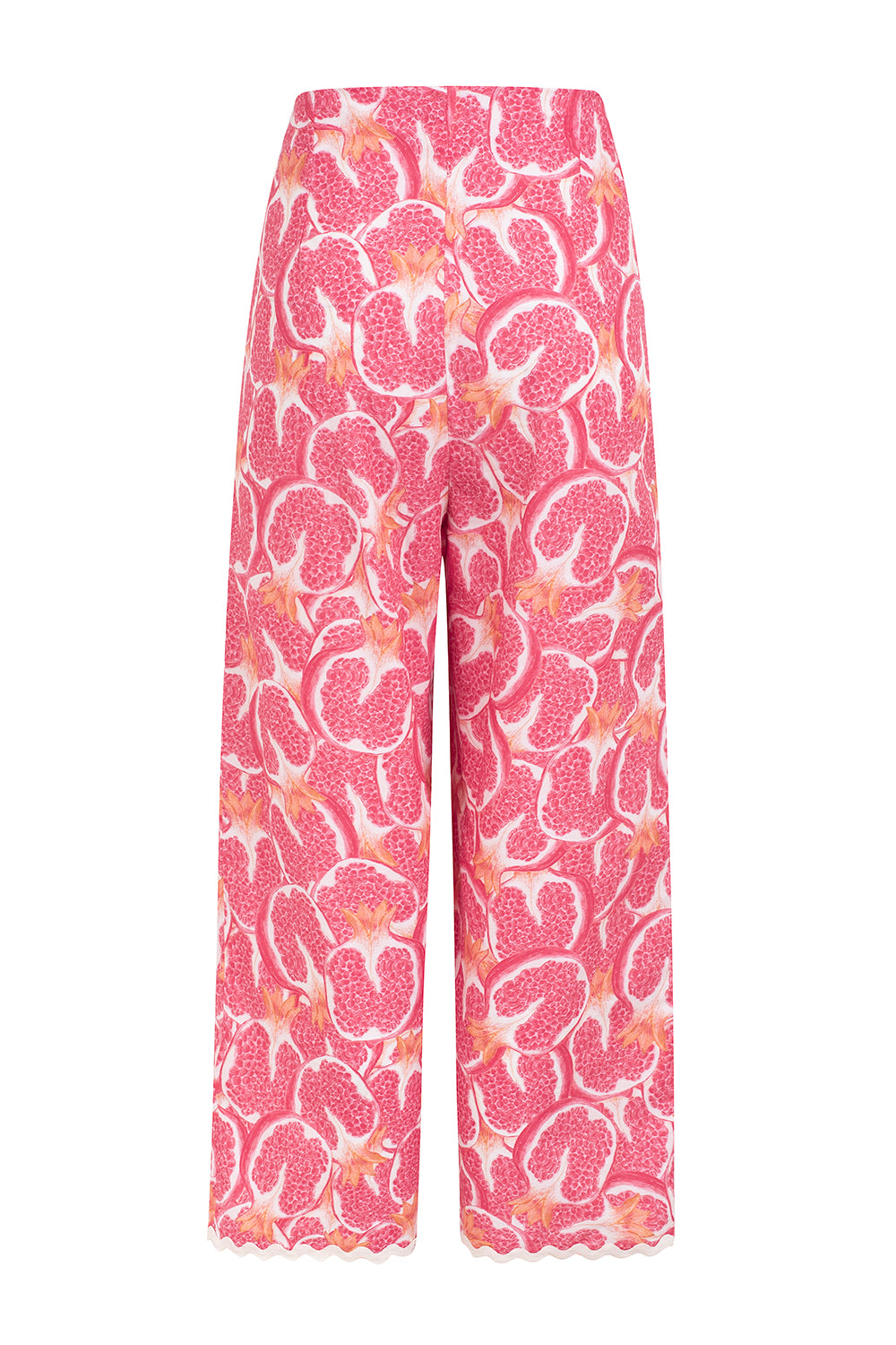 Dam Chinos Granatäpple Mönster 100% Bomull-5