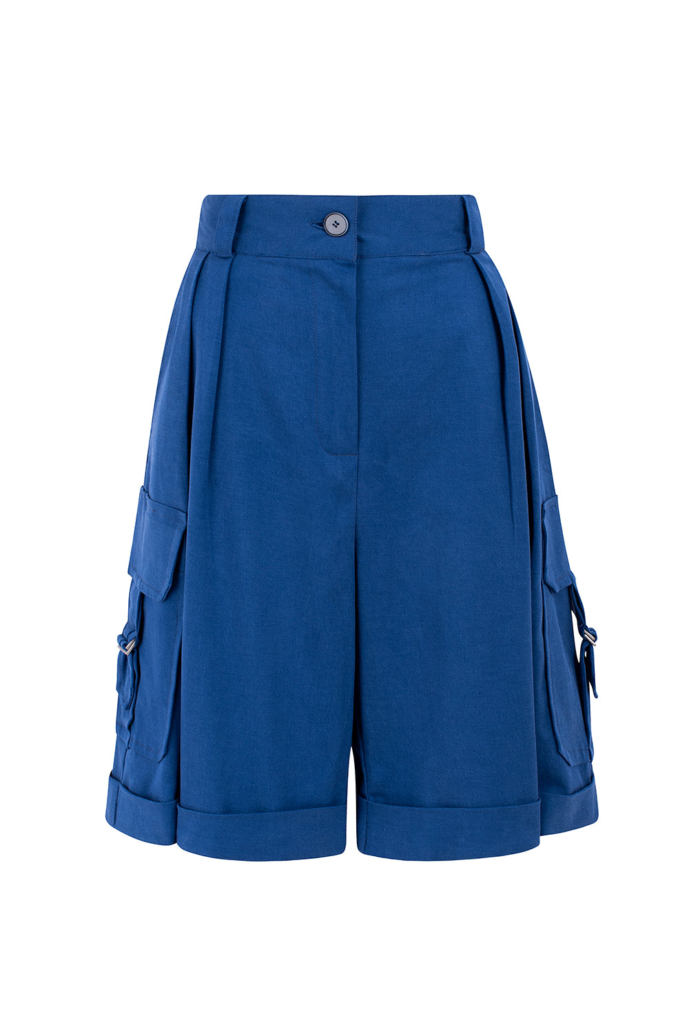 Herr Shorts Militärinspirerade Lyocell och Bomull-4