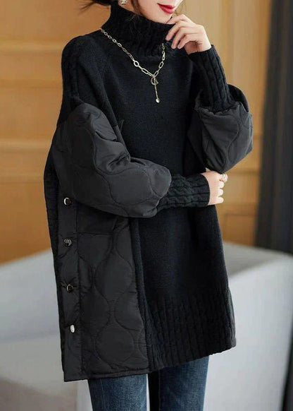 Variant image for Dam Stickad Tröja Elegant Rollkrage 100% Akryl-7