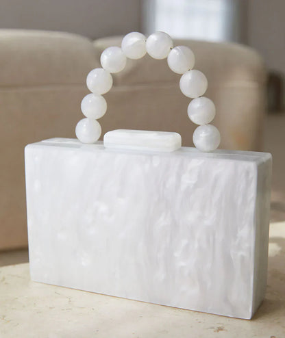 Elegant Liten Handväska Dam i Akryl – Minimalistisk Design för Formella Tillfällen 7