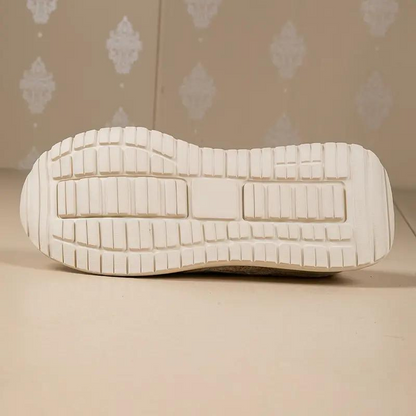 Kvinnors Sneakers Andningsbara Ortopediska Träningsskor Textil EVA-4