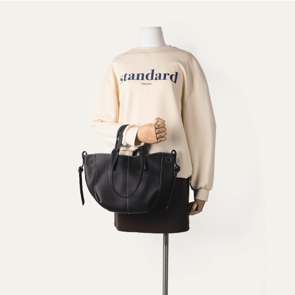 Dam Handväska Läder Rymlig Design med Unik Stil 5