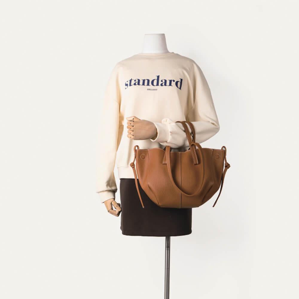 Dam Handväska Läder Rymlig Design med Unik Stil 2