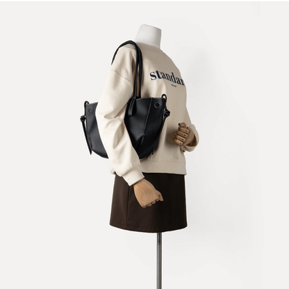 Dam Handväska Läder Rymlig Design med Unik Stil 6