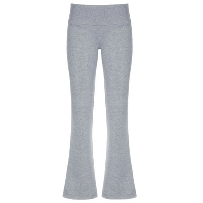 Snygga Byxor Dam Casual Vegansk Design för Träning och Avslappning 1