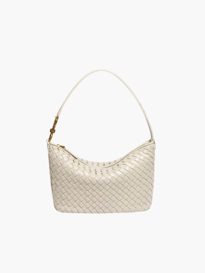 Dam Handväska Hobo Läder Chic Med Rymlig Interiör-4