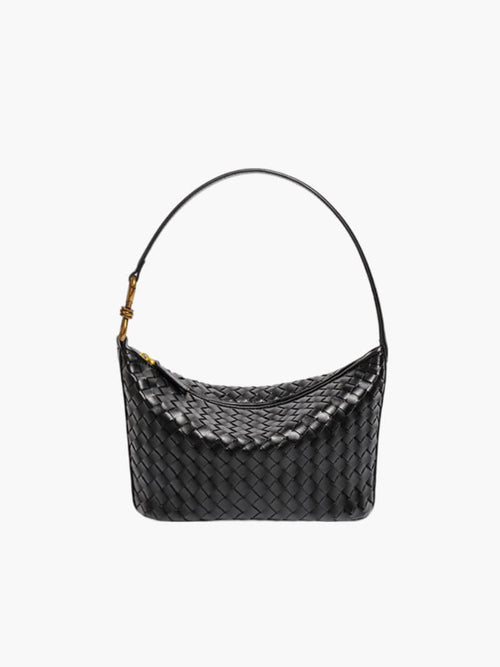Dam Handväska Hobo Läder Chic Med Rymlig Interiör-1