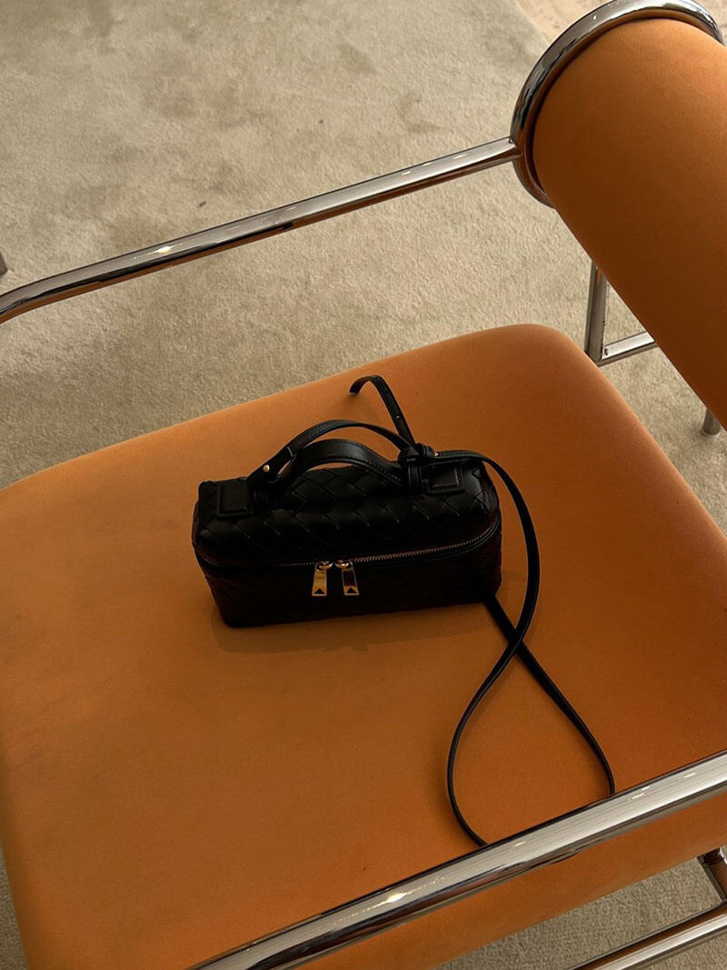 Handväska Dam Mini Box Modern Design Lätt Material-4