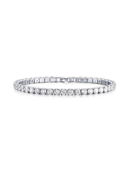 Tennisarmband Elegant Rostfritt Stål Justerbar Längd-2