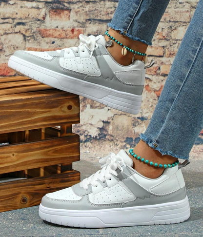 Kvinnors Chunky Sneakers Sportig Textil Sula-3