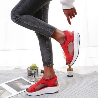 Kvinnors Vandringssandaler Dam Komfort Syntetiskt Material-2