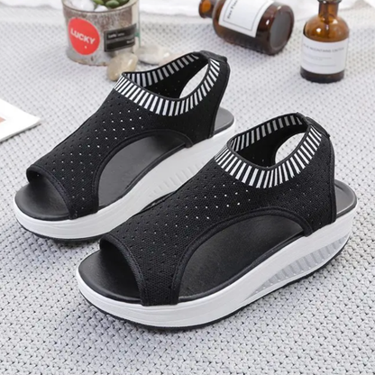 Kvinnors Vandringssandaler Dam Komfort Syntetiskt Material-3