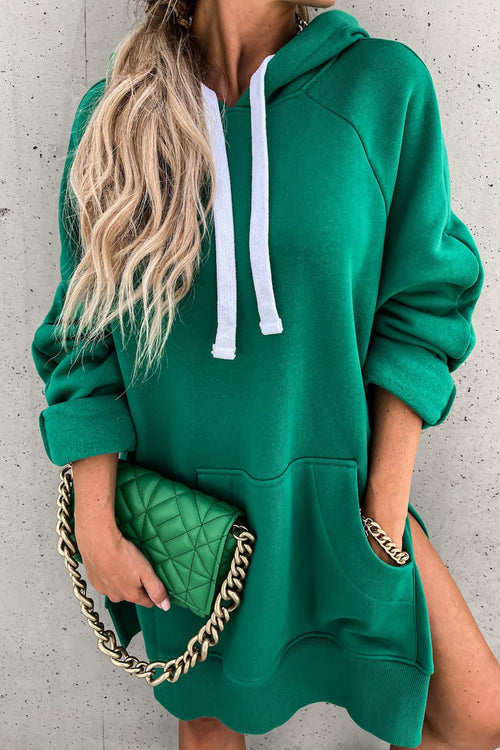 Hoodie Dam Medelstor Enkeldesign 100% Bomull-1