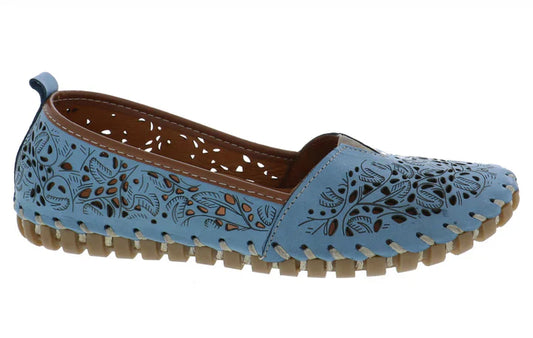 Dam Denimskor Avslappnad Stil Mjuk Denim-1