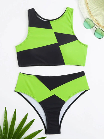 Dam Sportbikini Funktionell Design Nylon Elastan-2