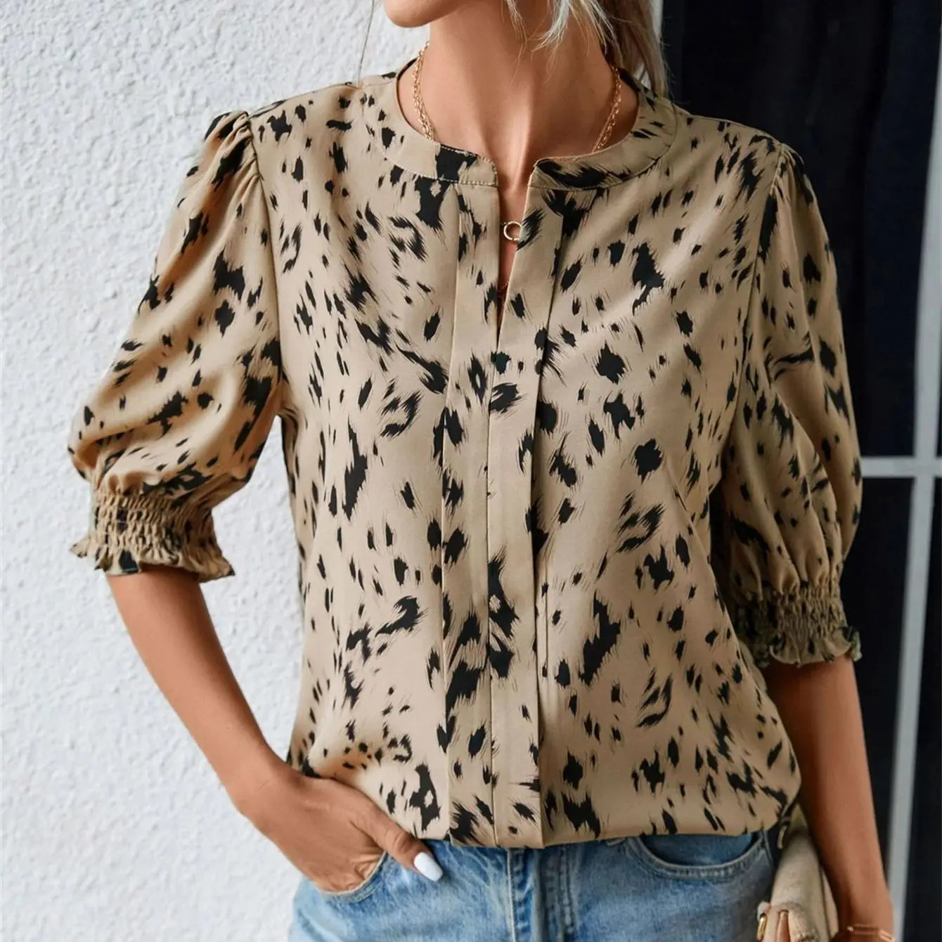 Variant image for Dam Skjorta Klassisk Avslappnad 100% Bomull-5