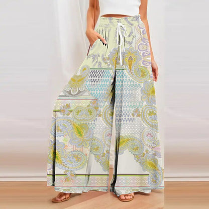 Variant image for Snygga Byxor Dam Luftiga 100% Bomull Hög Midja-31