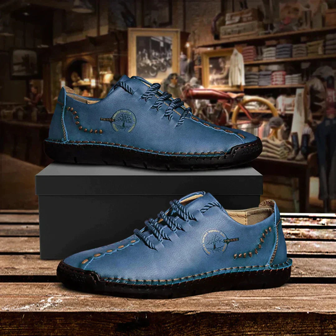 Herrskor Ortopediska Komfort Syntetiska Material-6