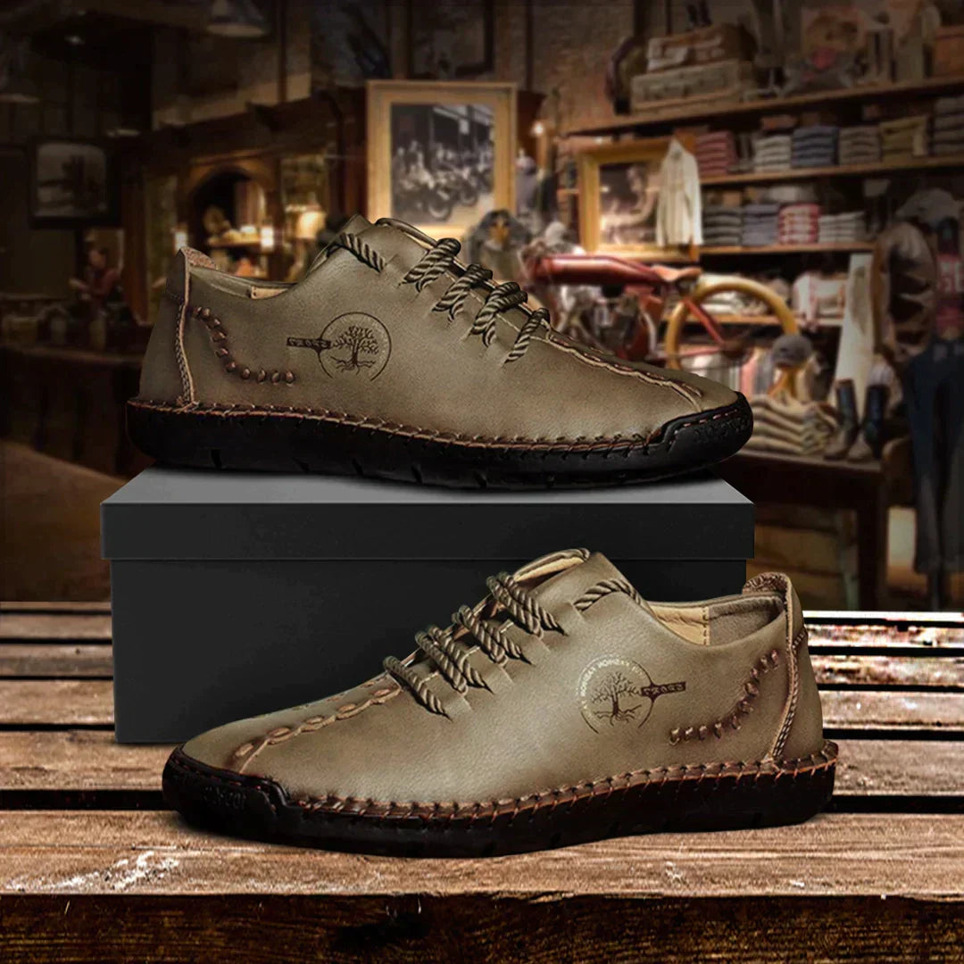 Herrskor Ortopediska Komfort Syntetiska Material-3