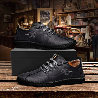 Herrskor Ortopediska Komfort Syntetiska Material-5