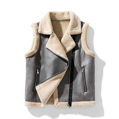 Kvinnors Ärmlös Jacka Isolerande Material Värmande Design-4