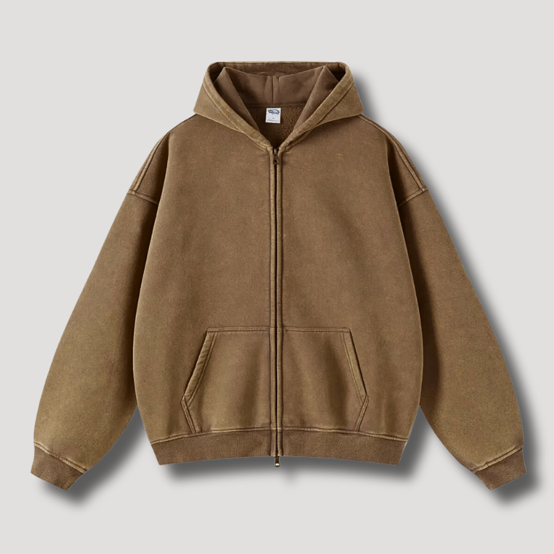 Variant image for Herr Huvjacka Överdimensionerad Retro Polyester-36