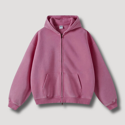 Herr Huvjacka Överdimensionerad Retro Polyester-4