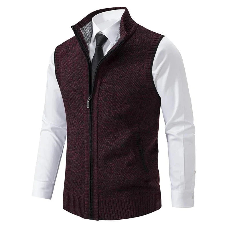 Variant image for Herr Väst Dragkedja Mjuk Polyester Elegant Stil-7