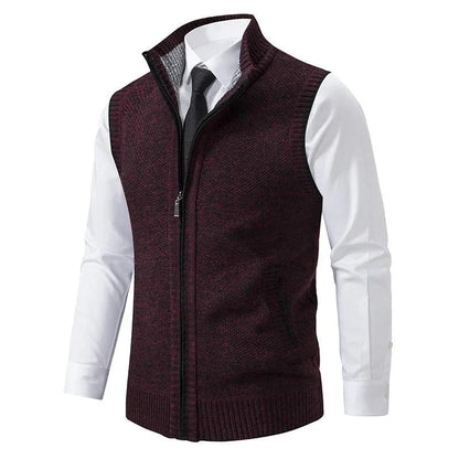 Variant image for Herr Väst Dragkedja Mjuk Polyester Elegant Stil-7
