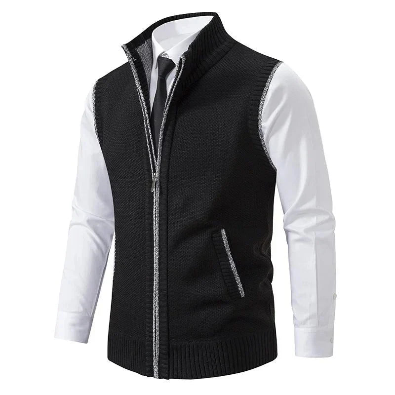 Variant image for Herr Väst Dragkedja Mjuk Polyester Elegant Stil-13