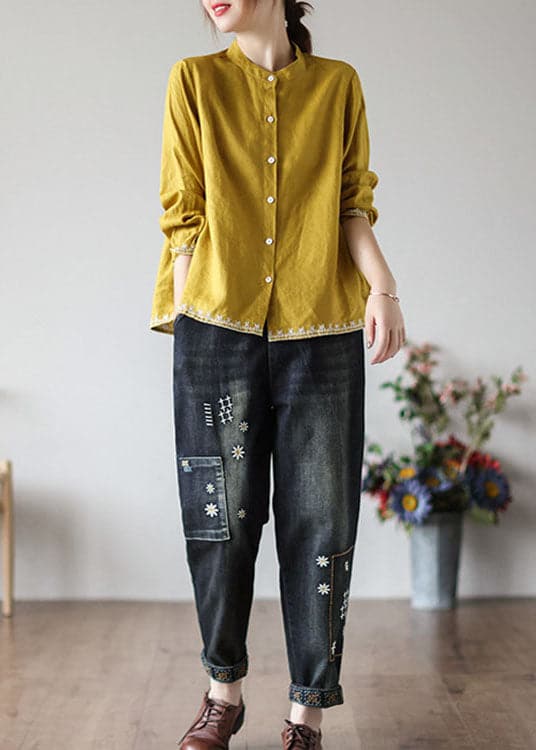 Damväska Broderad Höstväska Lockig Design Högkvalitativt Tyg-3