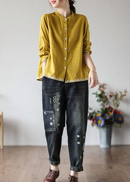 Damväska Broderad Höstväska Lockig Design Högkvalitativt Tyg-3