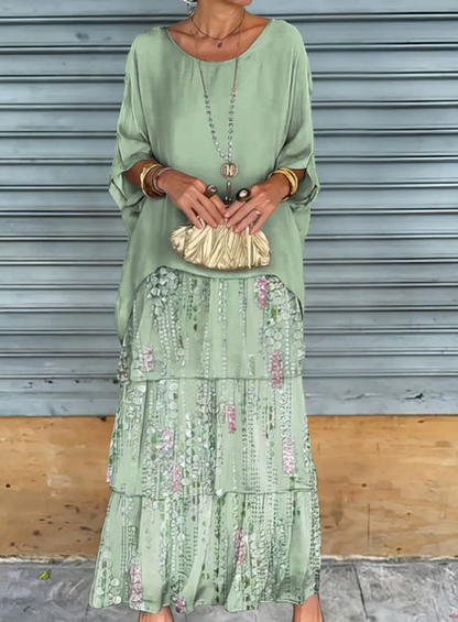 Variant image for Dam Maxiklänning Rund Hals Elegant Polyester-64