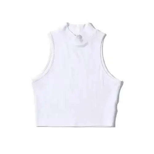 Variant image for Kvinnors Sporttopp Hög Halsringning Figurnära Polyester Elastan-25