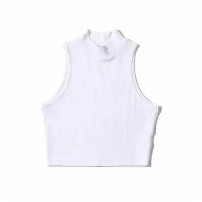 Variant image for Kvinnors Sporttopp Hög Halsringning Figurnära Polyester Elastan-25
