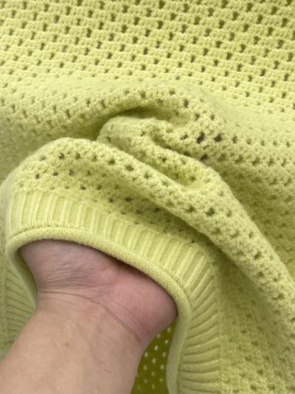 Stickad Dam Tröja Ärmlös Modern Design Lätt Material 2