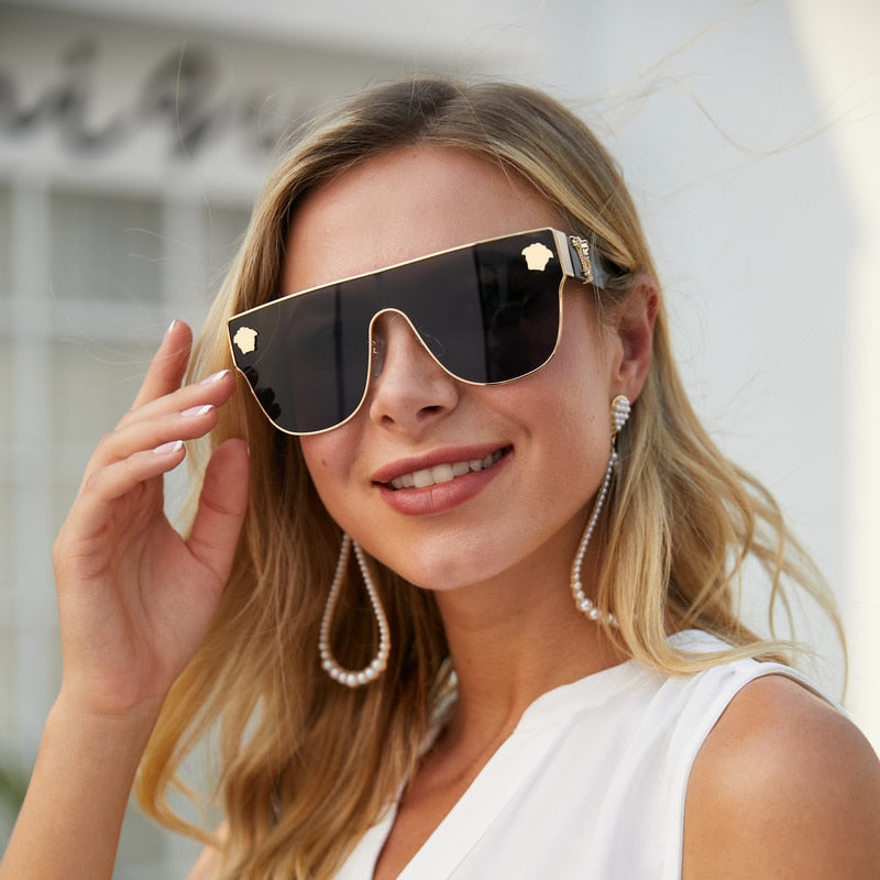 Unisex Solglasögon Sköld Aluminium UV400-2